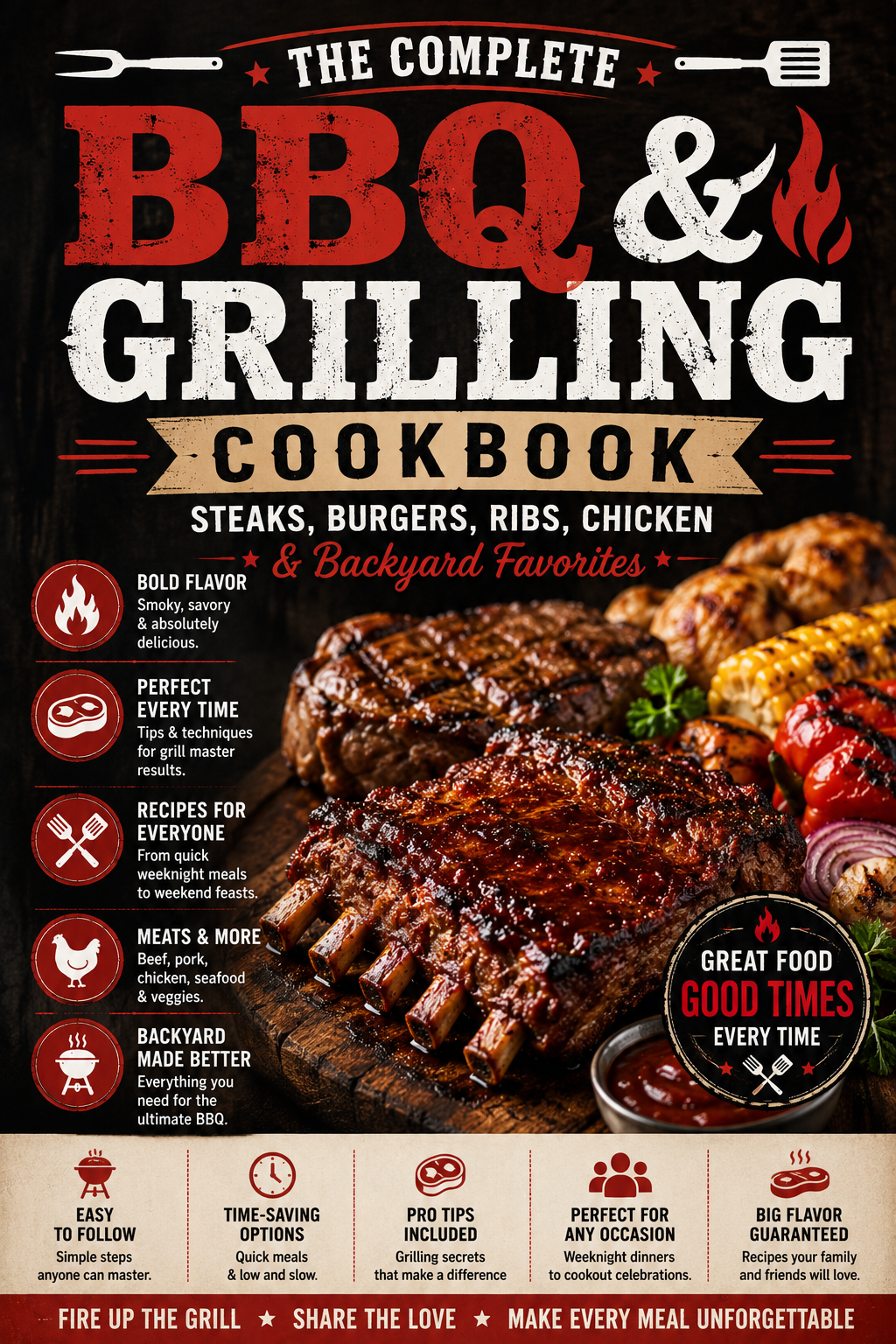 The Complete BBQ & Grilling Cookbook